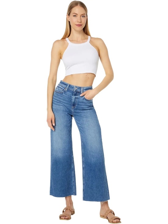 PAIGE Denim - Paige: Anessa Raw Hem in Rock Show Distressed denim size 29